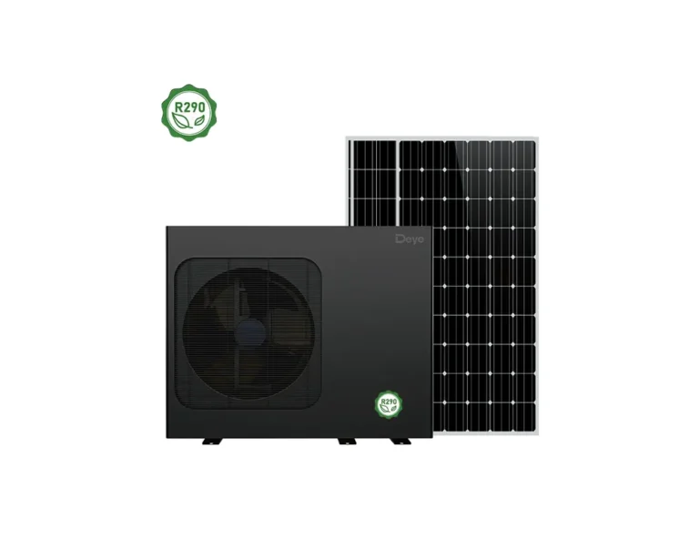 Pompă de căldură hibridă Aer/Apa 12 kW monofazată – imagine oficială Deye fără watermark de distribuitor