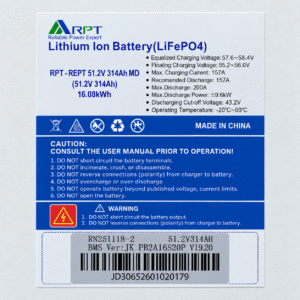 Baterie RPT 16 kWh LiFePO₄, pe roți — 6