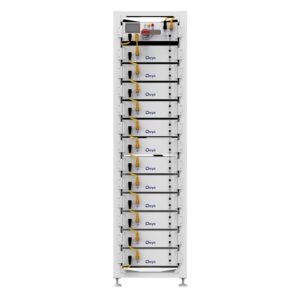 Set Acumulatori Deye BOS-G High Voltage 61,44kWh (12×5,12kWh) cu BMS și Stilaj — 1