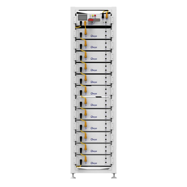 Набор аккумуляторов Deye BOS-G High Voltage 61,44кВт·ч (12×5,12кВт·ч) с BMS и монтажной рамой