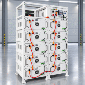 Set Acumulatori Deye LiFePO4 High Voltage 71,5 kWh cu BMS fără stilaj — 1