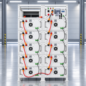 Set Acumulatori Deye LiFePO4 High Voltage 71,5 kWh cu BMS fără stilaj — 2