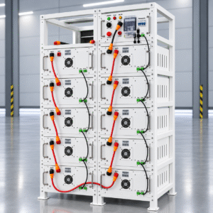 Set Acumulatori Deye LiFePO4 High Voltage 71,5 kWh cu BMS fără stilaj — 3