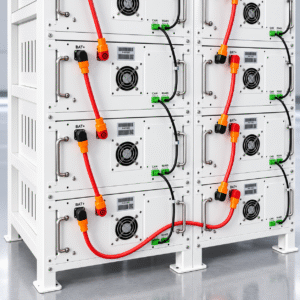 Set Acumulatori Deye LiFePO4 High Voltage 71,5 kWh cu BMS fără stilaj — 4