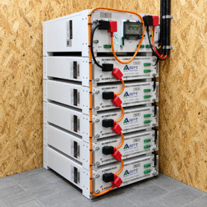 Set Acumulatori LiFePO4 High Voltage 20,48kWh (4×5,12kWh) cu BMS și Stilaj — 5