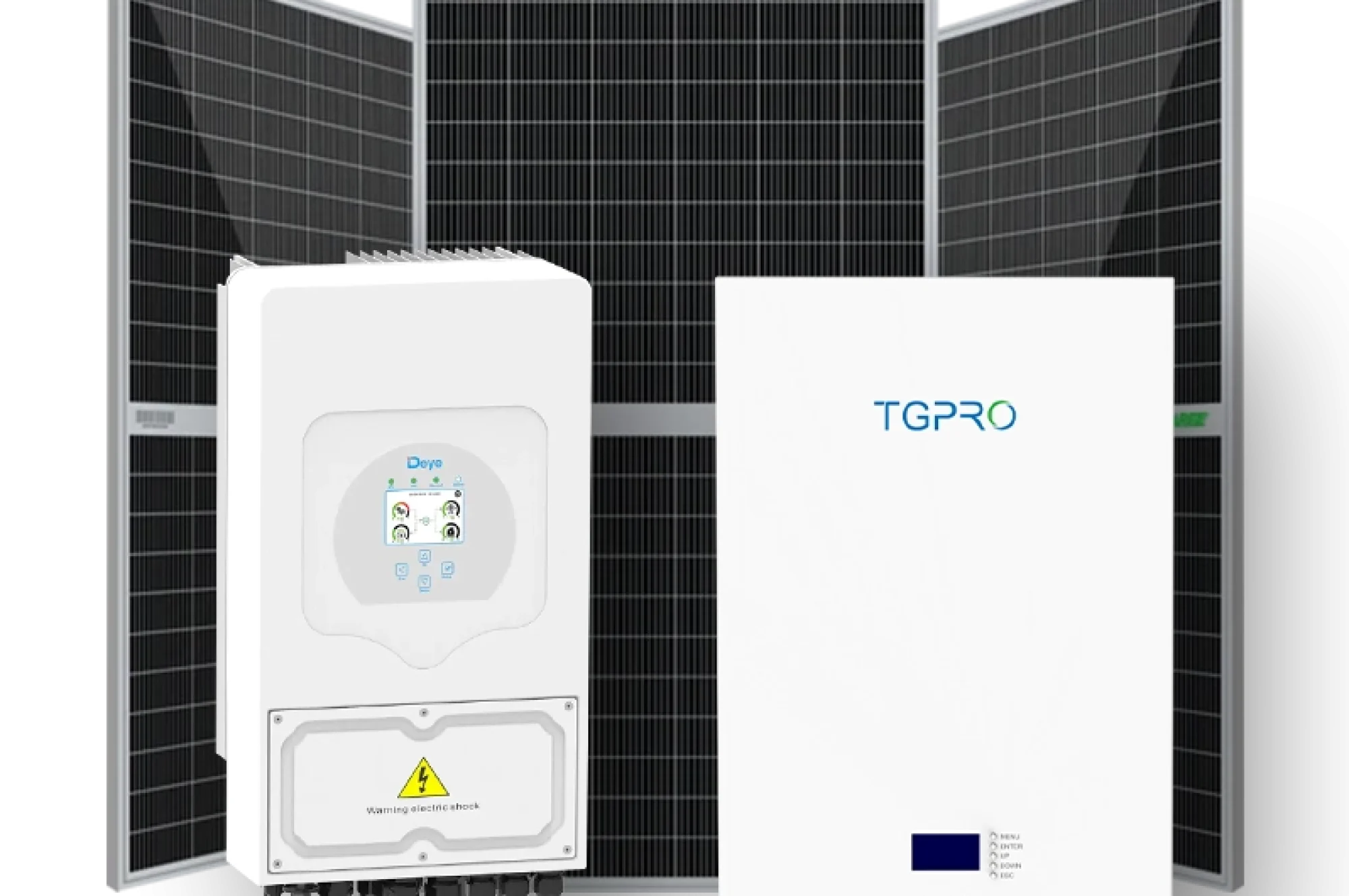 1 Acumulator + invertor+panouri